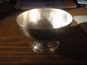 1870's S.F. CAL.. Comstock Coin Silver 7 Ounces Candy Bowl - Schulz and Fischer - Picture 1 of 20