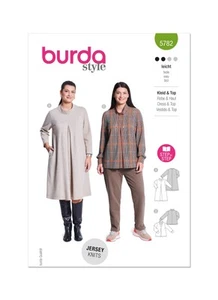 Burda Style Misses Kleid und Tunika Schnittmuster B5782 - Bild 1 von 8