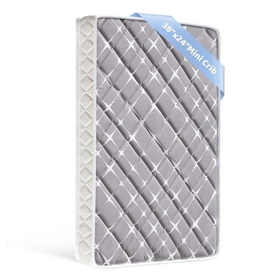 Mini Crib Mattress - 38x24x4 Inch- Dual Sided with Firm Support and Comfort F... - Image 1 of 4