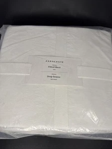 NUEVA Sábana Ajustable Algodón Percal Paracaídas Blanca King Cal King - Imagen 1 de 7