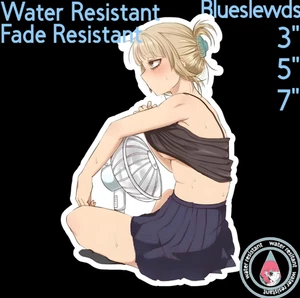 My Hero Acadamia Himiko Toga 3" / 5" / 7" Lewd Anime Laptop Bottle Sticker - Picture 1 of 1