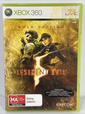 Resident Evil 5 Gold Edition Xbox 360 PAL Manual Good Condition - Image 1 of 4