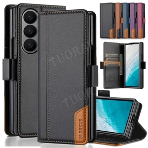 Handy Tasche für Samsung Galaxy Z Fold 7 6 5 4 3 Leder Hülle Wallet Schutz Case - Picture 1 of 83