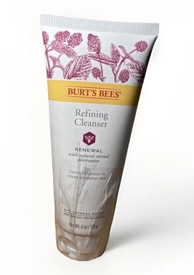 NUEVO LIMPIADOR REFINADOR RENOVACIÓN BURTS BEES 6 OZ tamaño completo Foto 1 de 4