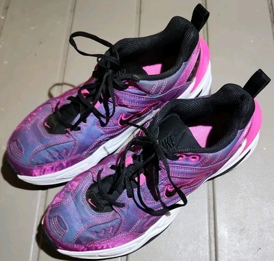 Nike M2K Tekno SE Woman Shoes Size 8.5 - Laser Fuchsia Black White AV4221-600  - Image 1 of 4