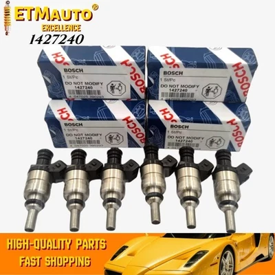​​​6 Inyector de combustible Bosch1427240 para BMW 320i 325ci 325i 325xi 525i X3 Z3 1999-06 Foto 1 de 4