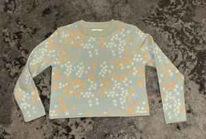 Zara Girls Sweater Floral Light Green Size 11-12 - Picture 1 of 2