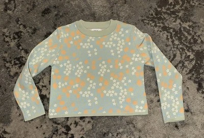 Zara Girls Sweater Floral  Light Green Size 11-12 - Image 1 of 2