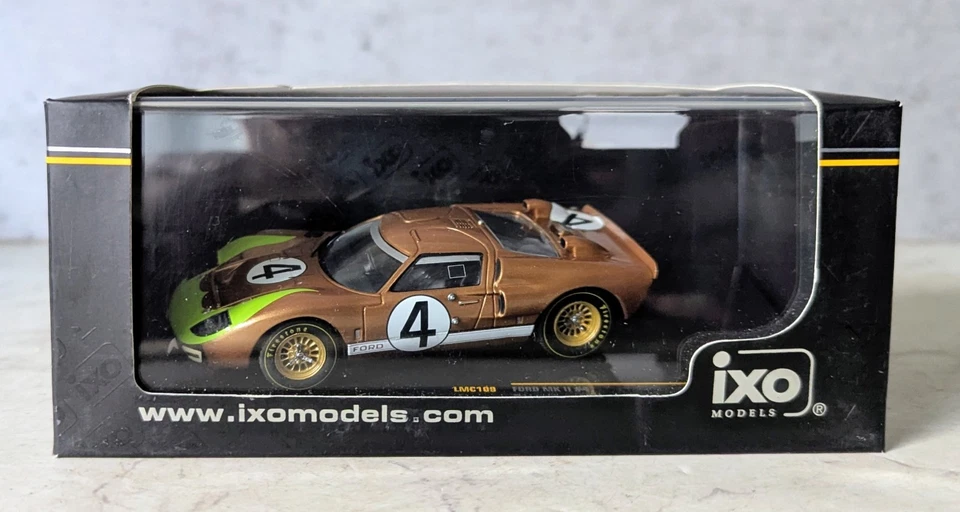 IXO Ford MK II #4 LMC 109 P.Hawkins / M.Donohue Le Mans 1966 en caja Foto 1 de 4