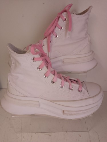 Converse Chuck Taylor All Star scarpe da ginnastica alte con plateau taglia UK 5