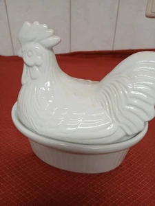 Schale mit Deckel,  Deckelschale Huhn - Bild 1 von 3