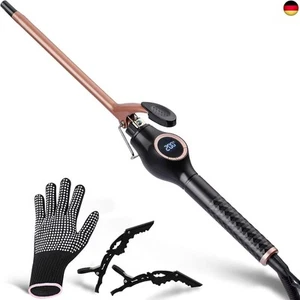 9mm Mini Lockenstab - Professional LCD-Display Lockenwickler 140-200?, - Bild 1 von 7