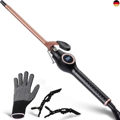 9mm Mini Lockenstab - Professional LCD-Display Lockenwickler 140-200?, - Bild 1 von 4