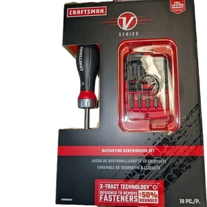 Craftsman V-Serie 18 Stück Spezialeinsätze Schraubendreher Set verschiedene Bits CMHT68143V - Bild 1 von 2