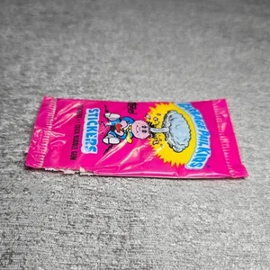 80er Jahre Müll Eimer Kinder Wachspaket UK Version - BESCHÄDIGTES SIEGEL! - (etwas Kaugummi fehlt) - Bild 1 von 7