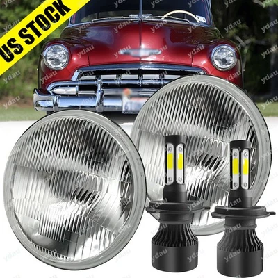 PAR de faros LED redondos de 7 pulgadas haz alto/bajo para Chevy Styleline Deluxe 1949-1952 Foto 1 de 4