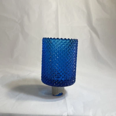 Синий подсвечник стеклянный обетный подсвечник бра бриллиант декор - Изображение 1 из 4