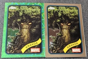 2025 Topps Chrome Marvel Hulk Green /99 Refractor Krakoa #180 - Bild 1 von 2