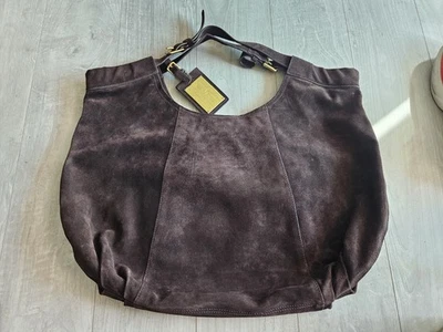 Ralph Lauren Suede Hobo Bag Brown  - Image 1 of 4
