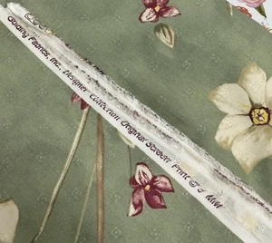 Golding Fabrics Cotton Decor Fabric Green Tropical Large Scale Floral BTY #13 - Picture 1 of 8