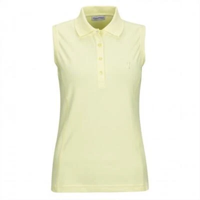 NWT Golfino Ladies MARISSA POLO 4339221 203 Yellow Sz 2 4 6 8 10 12 14 NEW - Image 1 of 4