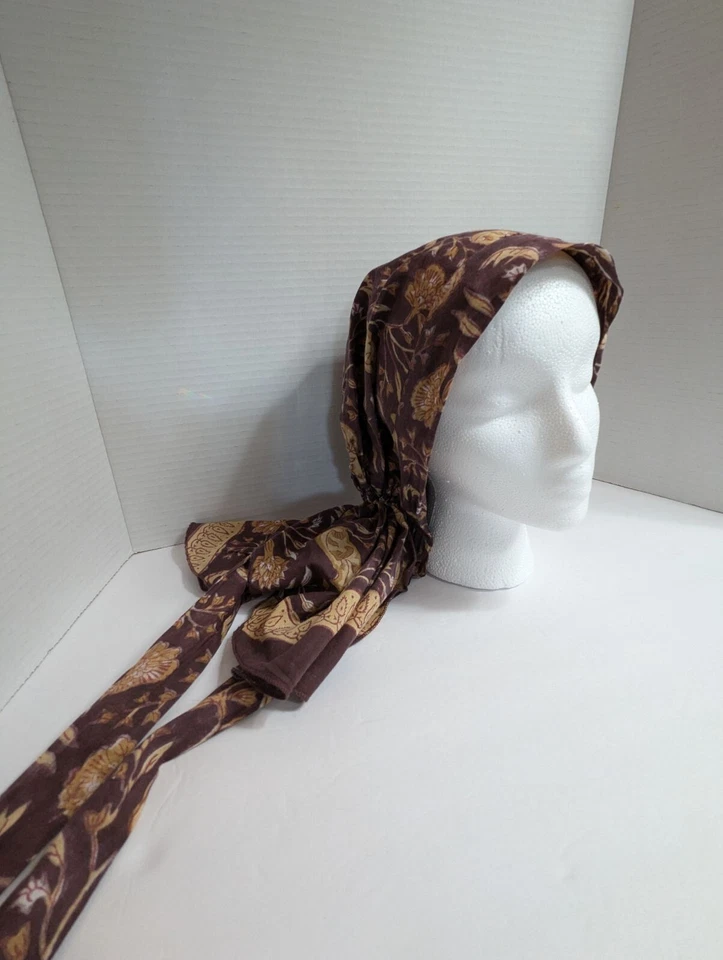 HeadCovers Brand Chemo Scarf Hair Wrap Head Cover Long Tails Pre-tied Paisley  - Image 1 of 4