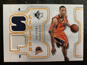 2008-09 Upper Deck SP Limited Relic Anthony Randolph #SPL-AR - 🏀NBA Rookie RC🏀