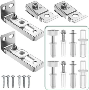 2 Pack Bi-fold Sliding Closet Door Hardware Kit Bifold Door Hardware Repair Kit - Picture 1 of 1