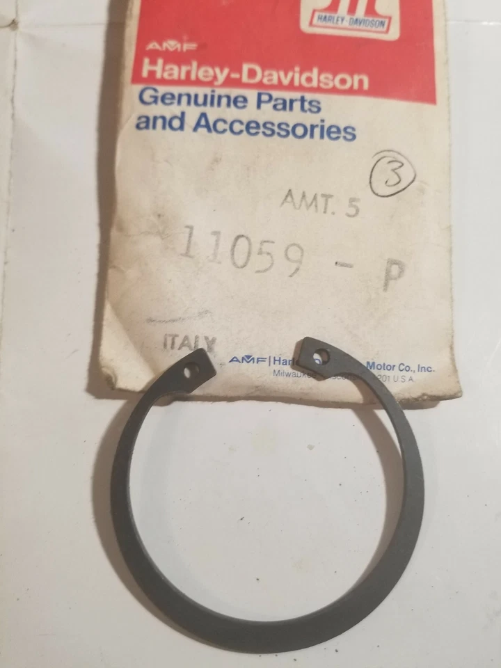 Anillo de bloqueo nuevo Harley Davidson 11059P MX 250 75/78. SS,SX 175/250 Cantidad 1 Foto 1 de 1