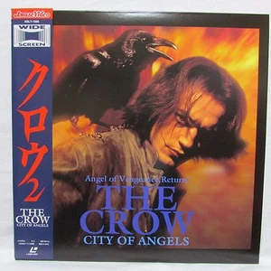 THE CROW: CITY OF ANGELS - Japanese original Vintage LASER DISC OBI - Picture 1 of 7