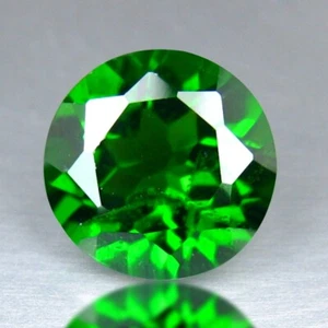 1.59Ct 7mm Round_ Awe-inspiring Quality Natural Russian Chrome Diopside Gemstone - Picture 1 of 3