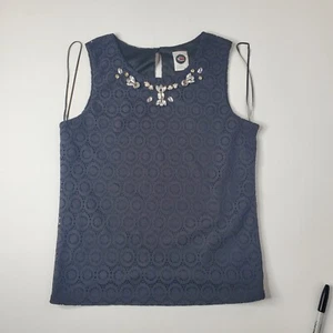 Disney Minnie Damen S Tank Top Rundhals Schlüsselloch Rücken Strass schwarz Tanz - Bild 1 von 10