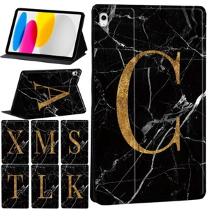 Initials PU Leather Tablet Stand Cover Case For Apple iPad 11th Gen A16 2025 - Picture 1 of 33