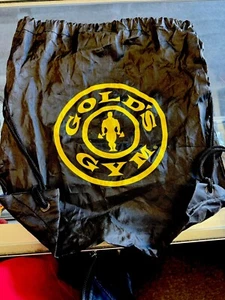 Gold Gym fitness work out cardio exercise gym bag with drawstring straps - Picture 1 of 9
