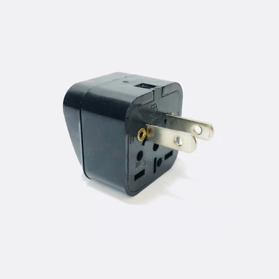 Type A Plug Adapter  Foreign Universal to North American USA Style 2 Flat Prongs - Image 1 of 4