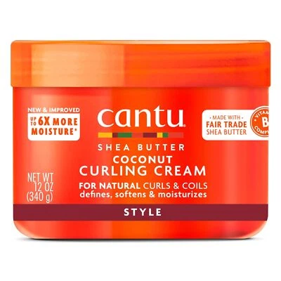 Cantu Coconut Curling Cream with Shea Butter for Natural Hair, 12 oz - Image 1 of 4