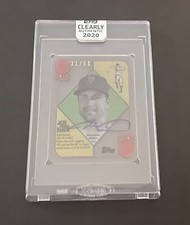 Jacob deGrom Topps 2020 Clearly Authentic Auto Card 31/50 New York Mets MLB