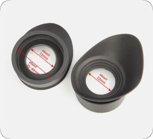 2PC Dia.40mm Rubber Eyepiece Eye Shield Eye Guards Telescope Microsocpe Eye Cups - Picture 1 of 8