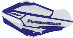 POWERMADD 1988-2006 YFS200 Blaster Yamaha SENTINAL HANDGUARDS (BLUE/WHITE) 34421 - Picture 1 of 1