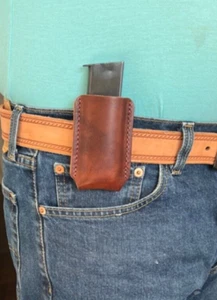 1911 45 Caliber Leather Magazine Pouch - Picture 1 of 1