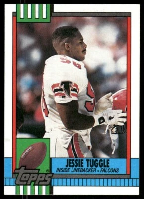 1990 Topps #479 Jessie Tuggle RC - Image 1 of 2