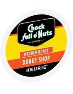 🆕☕ Chock Full o'Nuts Donut Shop Medium Roast Keurig K-Cups - Imagen 1 de 1