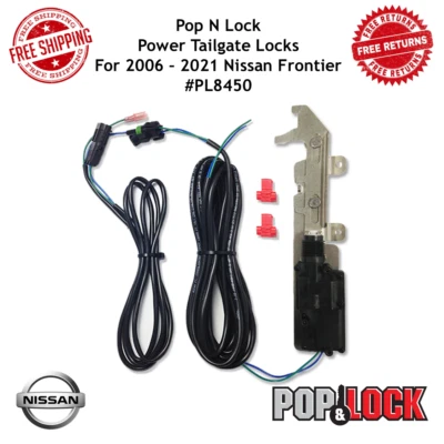 Замок заднего борта с электроприводом Pop N Lock для 06–21 Nissan Frontier (защита от несанкционированного доступа) #PL8450 - Изображение 1 из 4