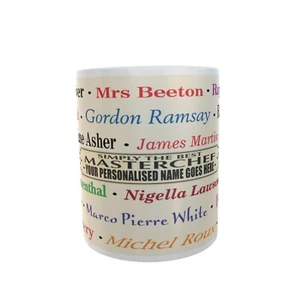 Tazza Tazza Caffè Tè Masterchef Personalizzata Semplicemente Il Miglior Chef E Il Tuo Nome Regalo - Foto 1 di 4
