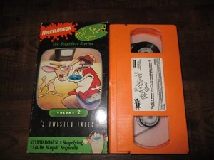 The Ren and Stimpy Show -The Stupidist Stories vol.2 vhs orange 1993 - Picture 1 of 1