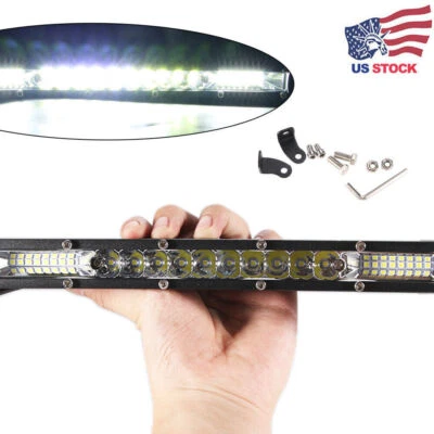 12" inch 450W LED Work Light Bar Combo Spot Flood Driving Off Road SUV Boat ATV - Image 1 of 4