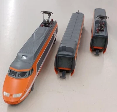 Lima HO Gauge TGV French High Speed Train 8 Cars Set with Box TGV-SUB EST Rare - Image 1 of 4