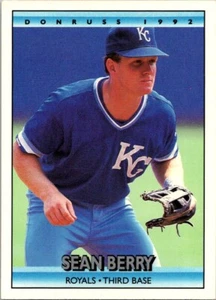 Sean Berry Royals Third Base Donruss 1992 Card Number 651 Major League Baseball - Picture 1 of 2