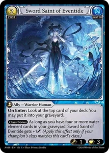 Grand Archive Sword Saint of Eventide Rare Regular NM Mortal Ambition - Picture 1 of 1