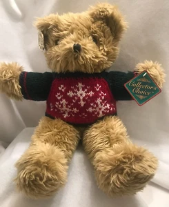 Collectors Choice Teddy Bear Sitting Huggable Plush Soft Stuffed  17" Vintage - Picture 1 of 6